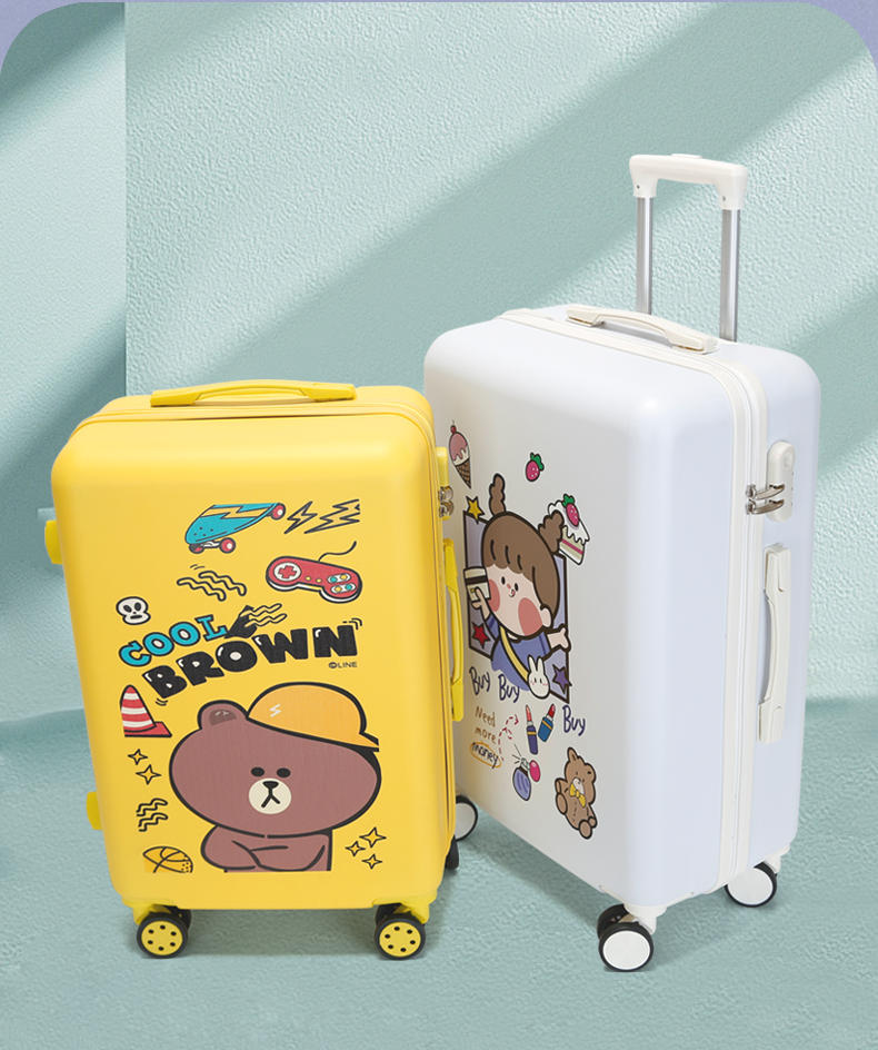 品牌特价行李箱男学生可爱卡通女款万向轮拉杆箱小型轻便旅行箱上学