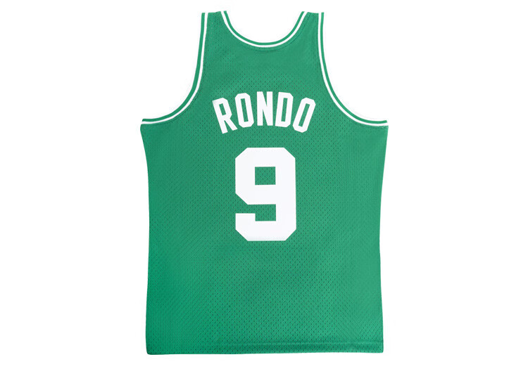 mitchell ness复古球衣 sw球迷版 nba凯尔特人队2007-08赛季 隆多 mn