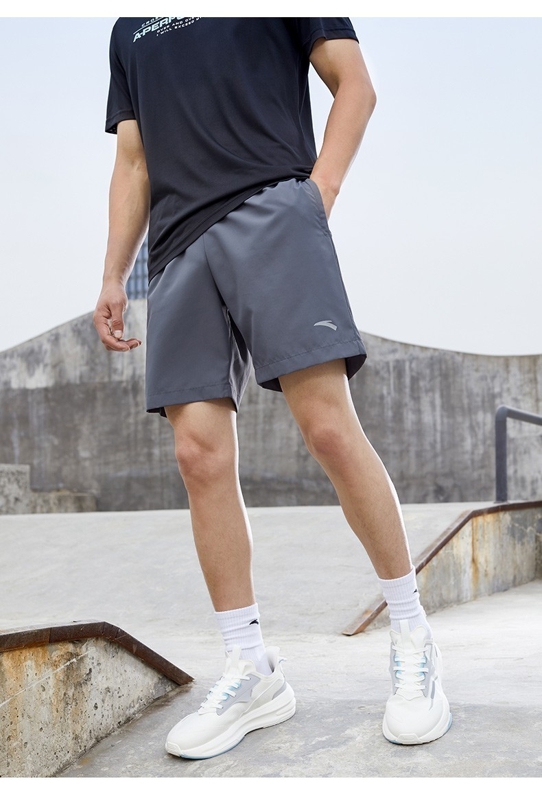 安踏短裤男2021秋冬季新款运动短裤男子五分裤梭织短裤透气休闲篮球