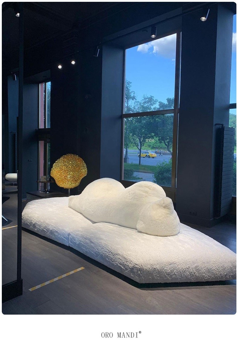 欧洛曼帝意大利edra北极熊沙发别墅大户型客厅异形沙发创意网红pack大