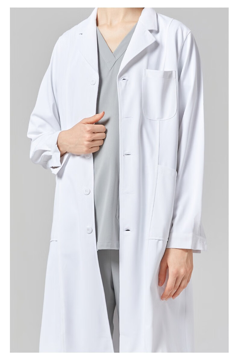 盛系耐酸碱化学生物大学实验室实验服研究生工作服白