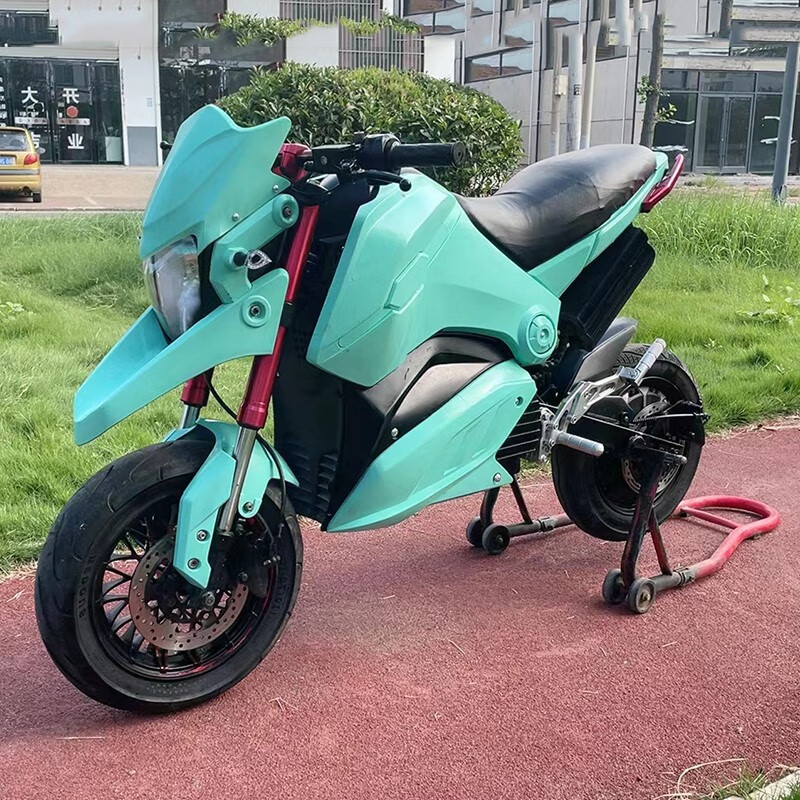 特价款小猴子电摩电动车摩托车m3m5成人72v高速大功率96v电瓶车 蓝白