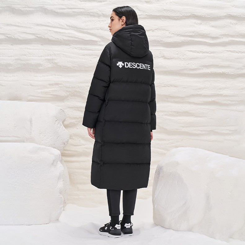 descente long coat