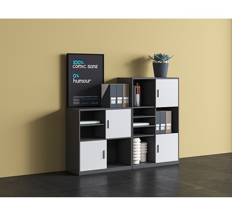 hofy办公家具文件柜资料柜木质板式储物柜矮柜组合公司书柜展示柜档案