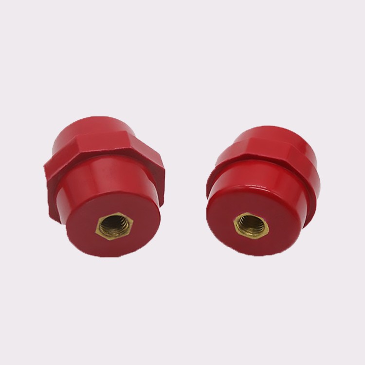 sm系列红色高强度绝缘子接地铜排支柱低压配电柜零排m6810304050mm