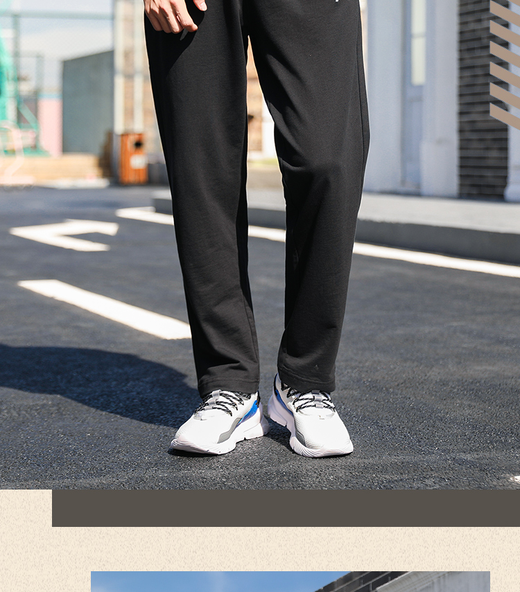 李宁裤子男运动裤子男春季卫裤男裤跑步健身裤绿色4xl