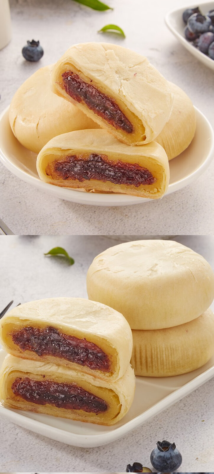 比比赞蓝莓饼面包整箱速食懒人早餐宿舍耐吃的网红休闲零食品小吃