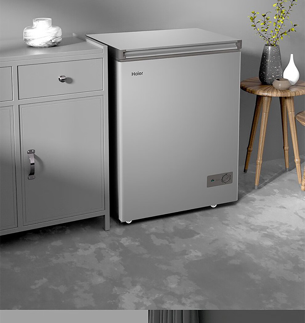 【旗舰店新品】海尔冰柜家用小型 无需除霜 减霜80% 大容量冷冻柜冷柜