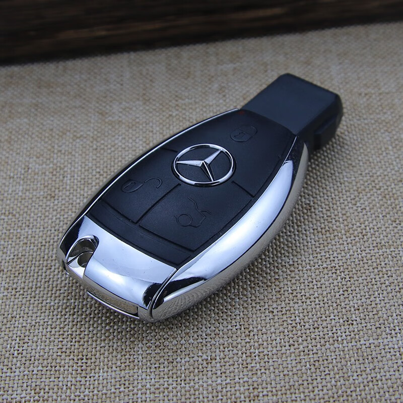 奔驰原装钥匙壳c级e级s级c200/e300/s350汽车遥控器钥匙替换外壳 单个