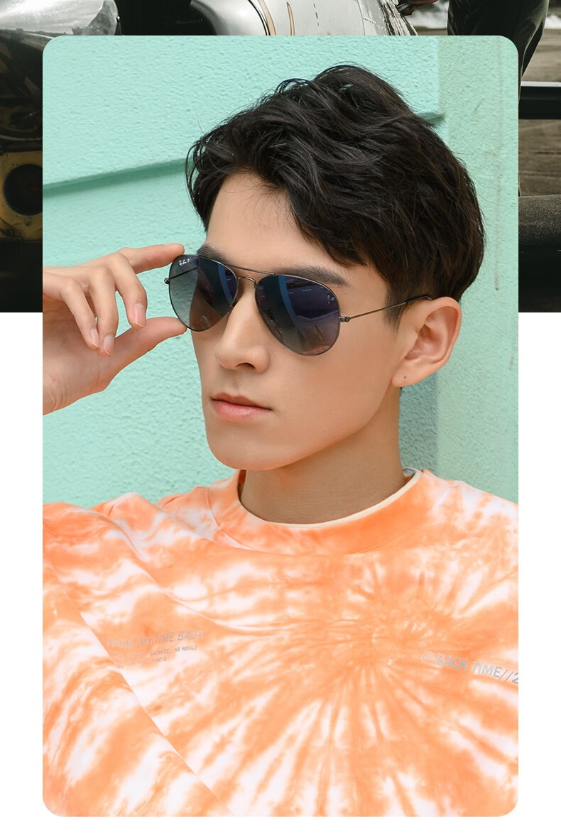 雷朋(rayban) rayban雷朋太阳眼镜飞行员款男女墨镜0rb3025 003/3f