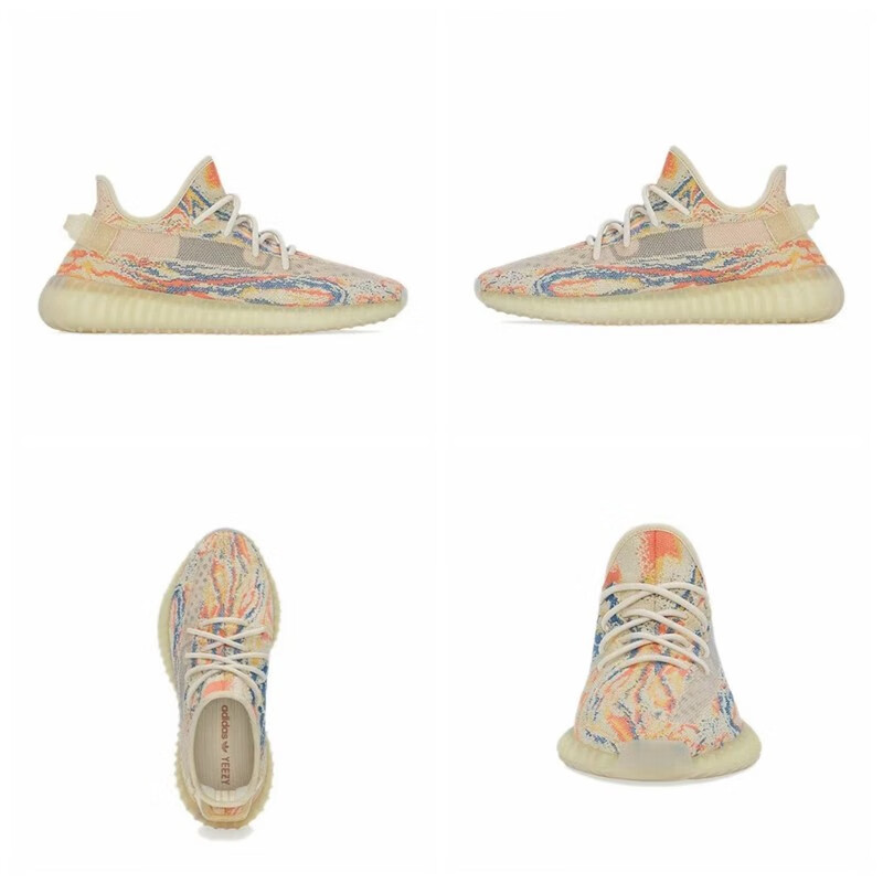 阿迪达斯adidasyeezyv2椰子350黏土火山橙休闲运动跑步鞋hq6319445