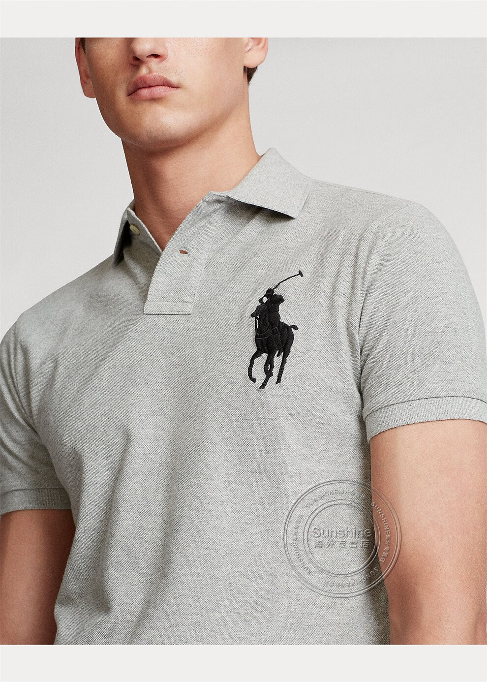 ralphlauren拉夫劳伦男装mesh定制修身款男士大马标短袖polo衫夏款