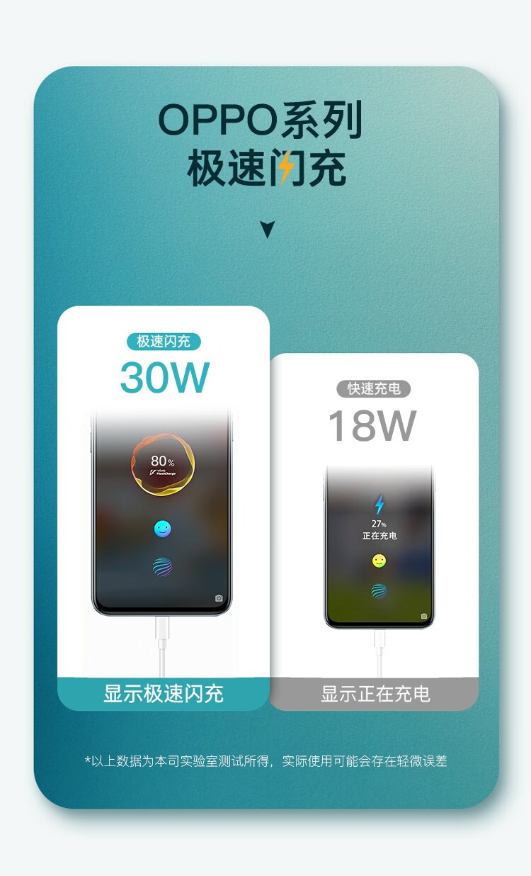30w快充opporealme真我闪充直插充电器x7prov15stiger旗舰套装30w超级