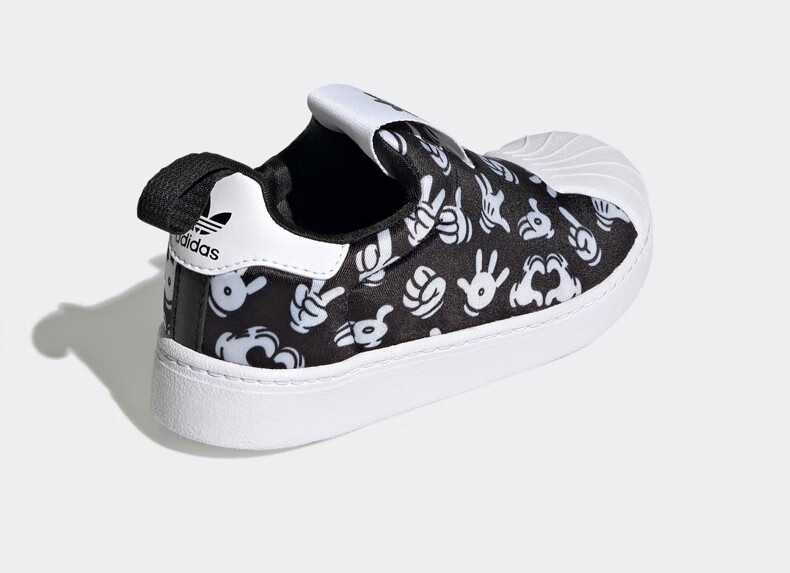 adidas阿迪达斯官网童鞋春秋新款disney米奇联名儿童经典三叶草贝壳头