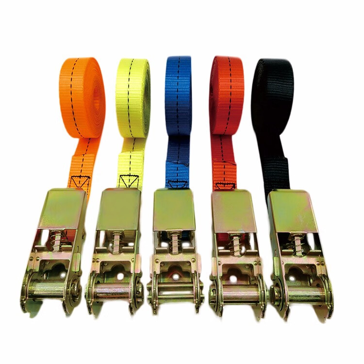 汽车用拉紧器25mm越野车自驾棘轮捆绑器行李固定捆绑带货物收紧器05米