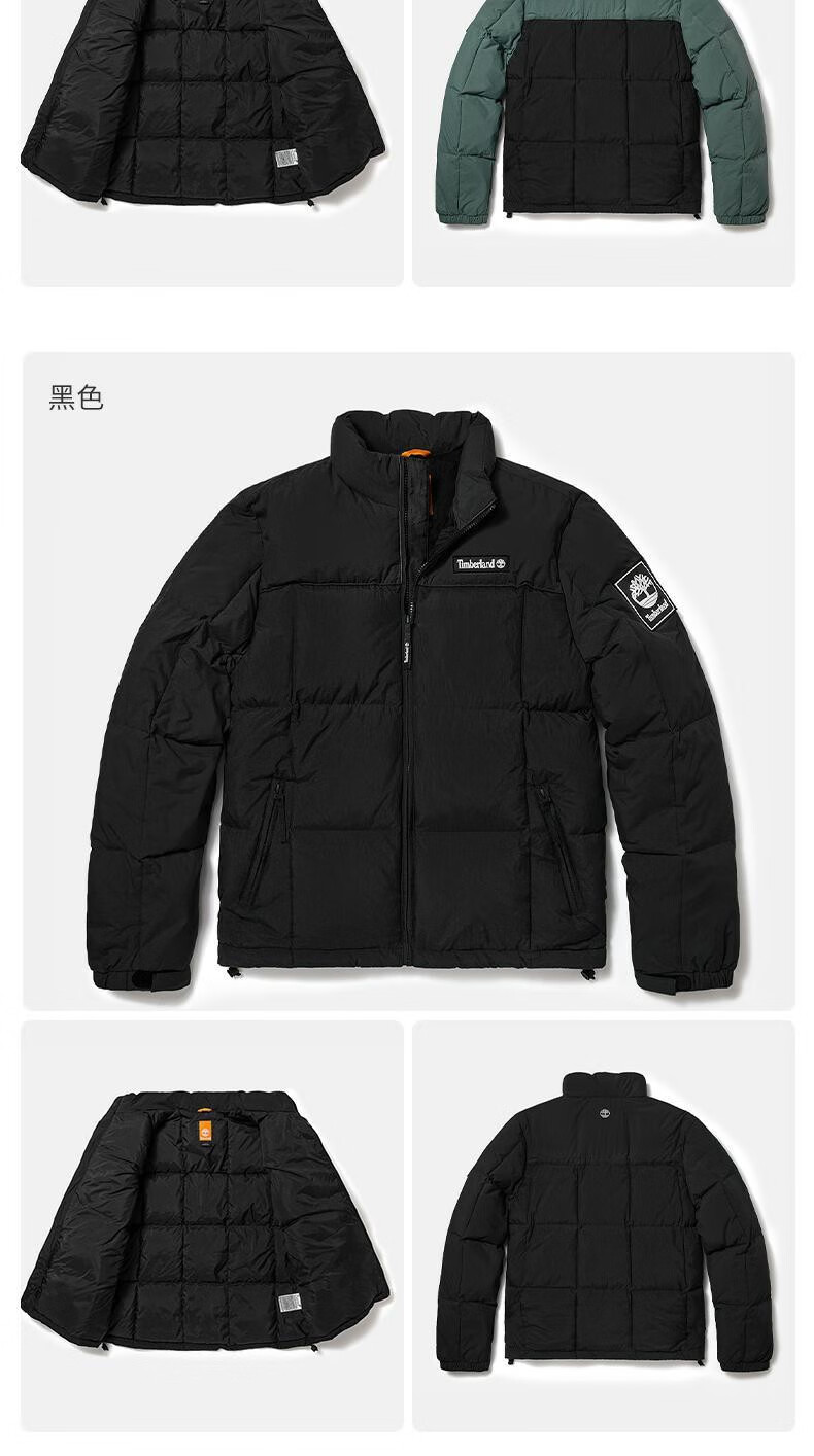 timberland添柏岚羽绒服男22秋冬上新户外保暖防风上衣外套a5ved da9