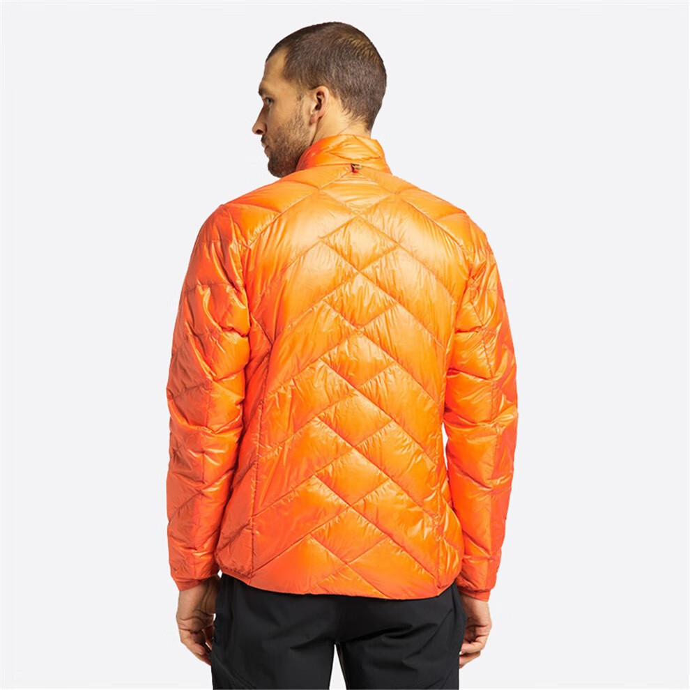 haglofs火柴棍男士冬季保暖轻薄款亮面羽绒服男l.i.