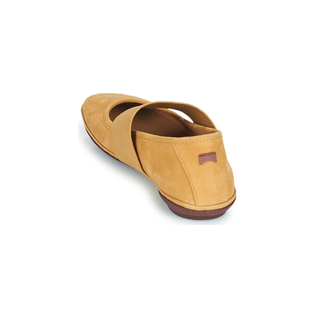 camper看步女鞋子时尚棕色皮平底鞋西班牙品牌春夏季2022年人气新品