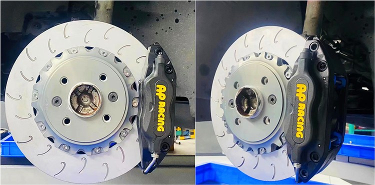 英国ap7600刹车卡钳套装进口刹车盘适用于丰田飞度汽车升级1516寸小