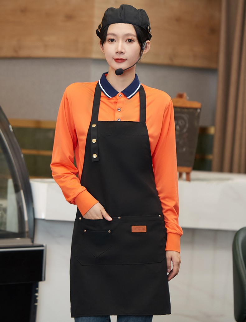 万嘉宜莱饭店快餐店服务员制服t恤长袖火锅店小吃外卖餐饮工作服男女