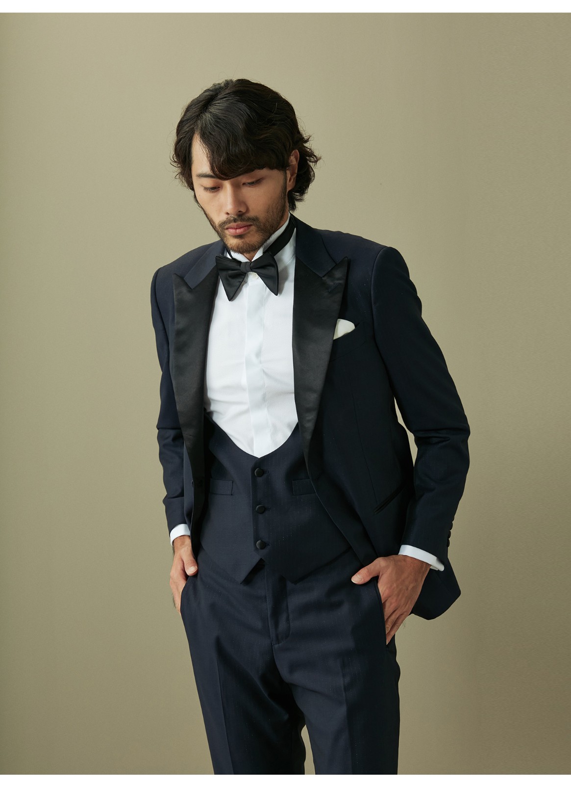 hany塔士多意大利guabello西服男套装结婚新郎婚礼礼服男士西装图亚特