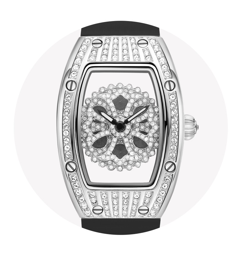 veecans时来运转满钻时尚腕表女表