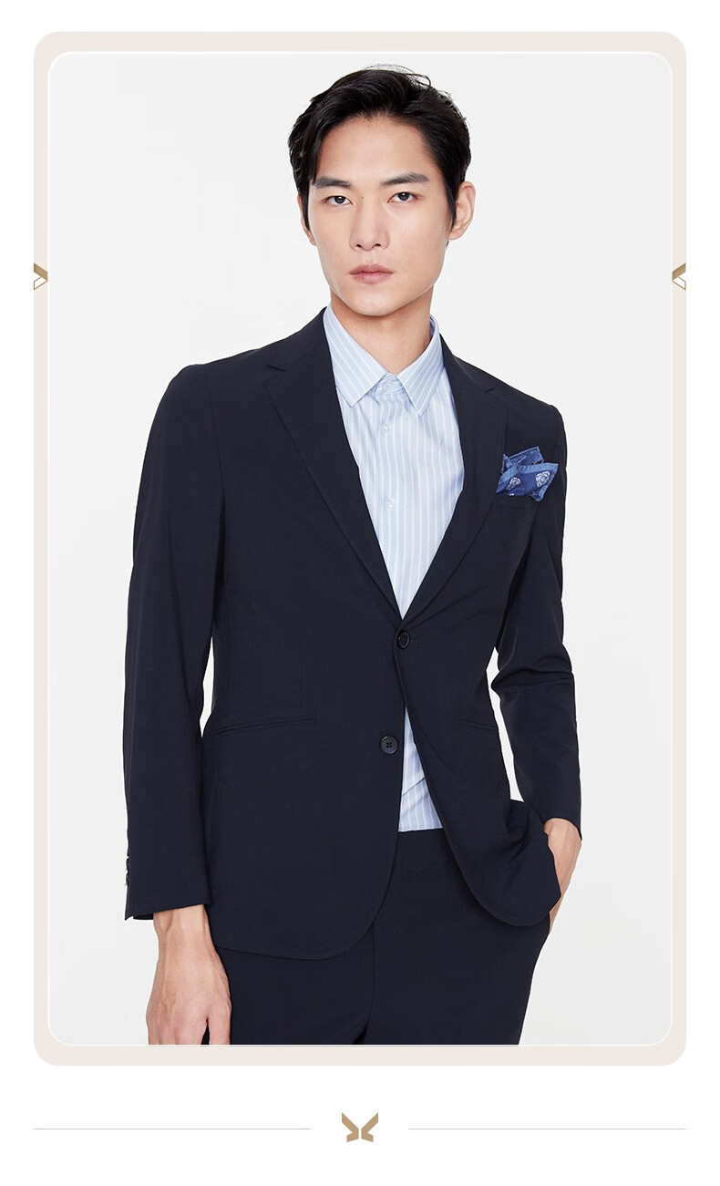 【商场同款-同价款】九牧王男装休闲西服 2022秋季新款商务休闲时尚