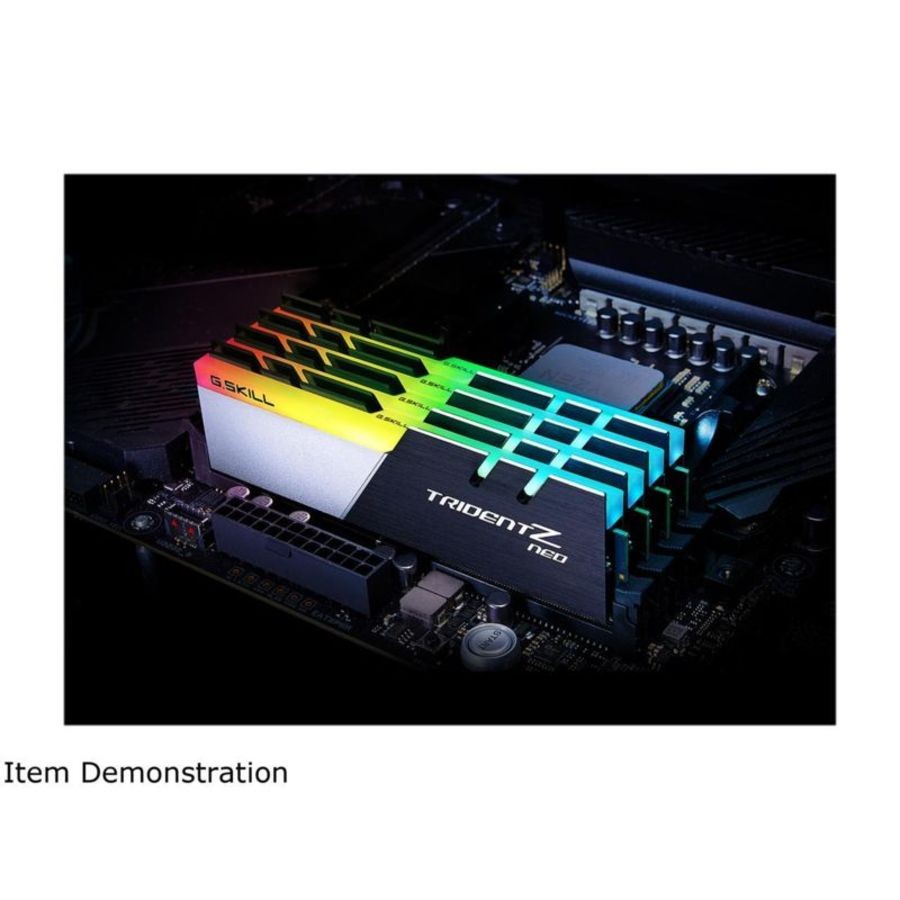 skill芝奇 trident z neo焰光戟rgb内存条32gb(4x8)套装3600频率 f4