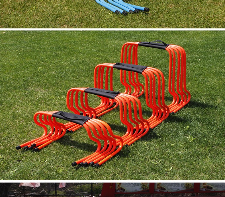 足球小跨栏架儿童小栏架塑料训练跨栏障碍物敏捷栏跳栏杆架23厘米跨栏