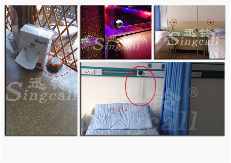 迅铃无线呼叫器手柄两用ape560医疗养老院美容院按铃远距离按铃医院