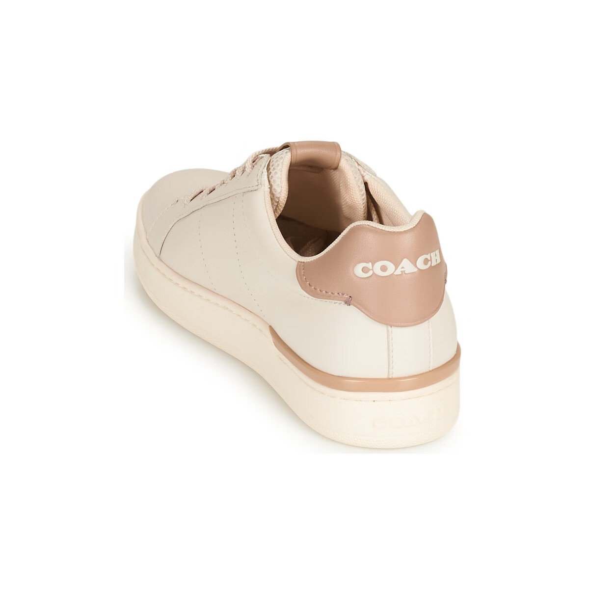 coach蔻驰女鞋时尚休闲板鞋系带低帮球鞋米色春秋季新款g5039qg9米色