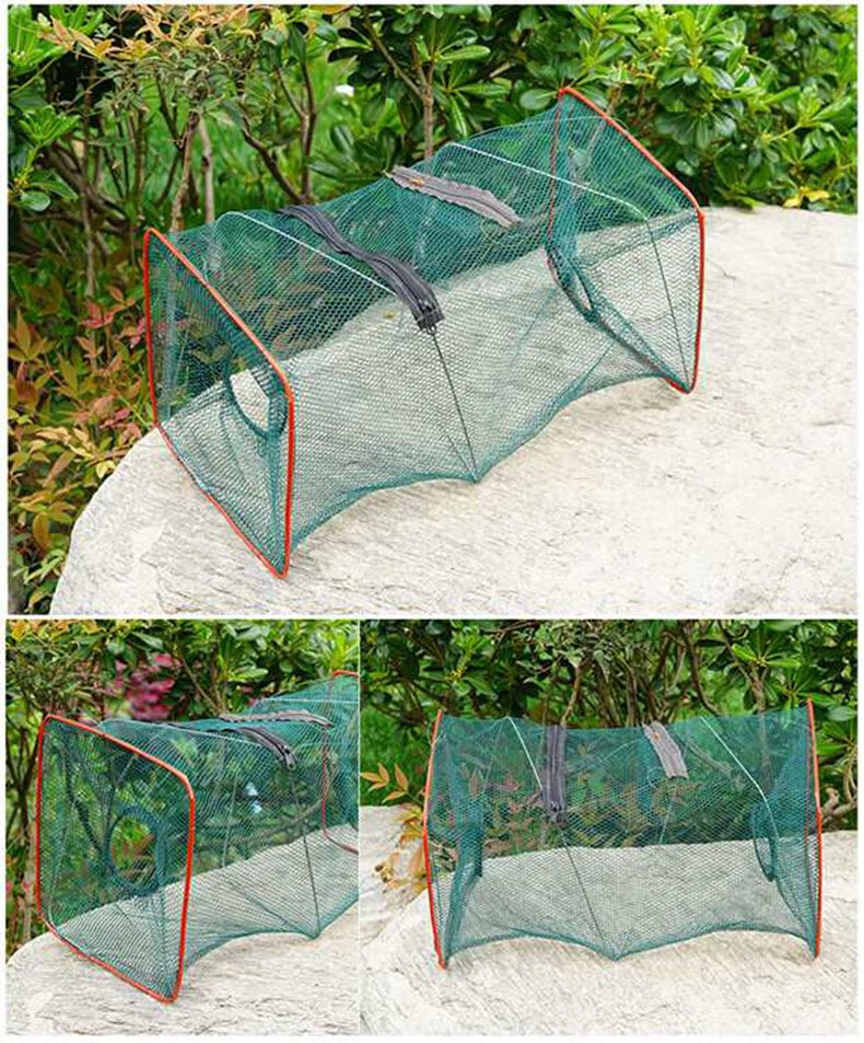 池王自动地折叠捕鱼笼虾笼鱼网笼渔笼鲫鱼笼龙虾网鱼网渔网笼抓鱼神器