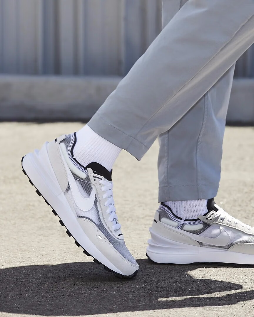 耐克nikewaffleone男士经典款时尚渐变色舒适透气休闲跑步鞋运动鞋拼