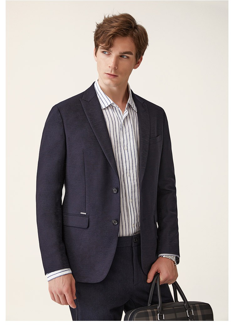 商场同款danielhechter丹尼爱特秋冬商务休闲西服男士羊毛西装外套