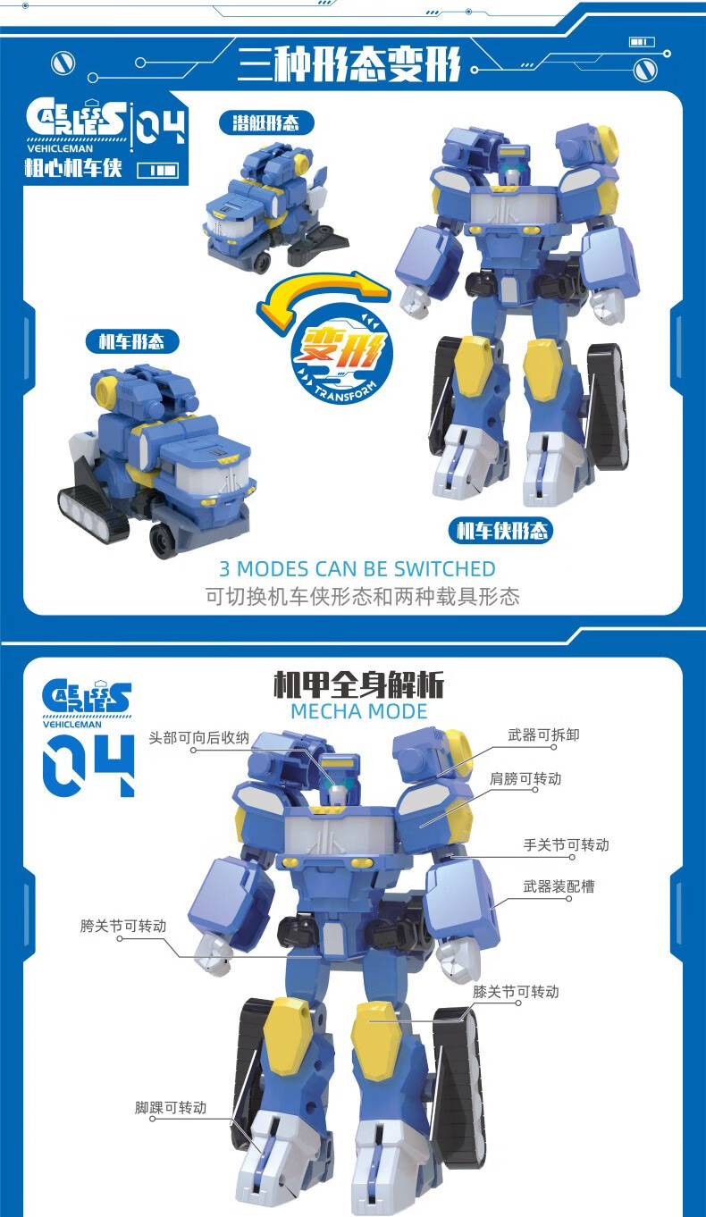 官方新品开心超人联盟机甲变形男孩机器人金刚玩具奇幻迷瑞岛开心宝贝