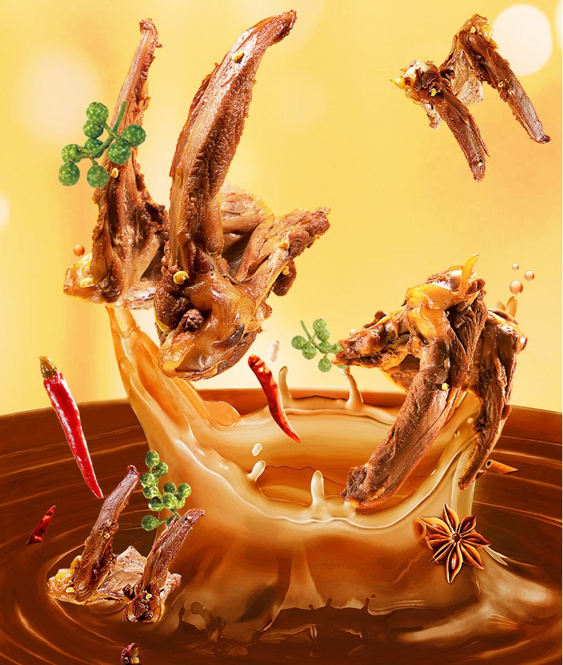 周黑鸭真空藤椒味鸭锁骨140g独立小包装办公室休闲零食