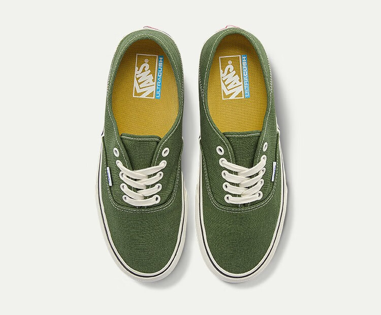 vans范斯官方牛油果绿小草莓男鞋女鞋authentic低帮帆布鞋绿色41