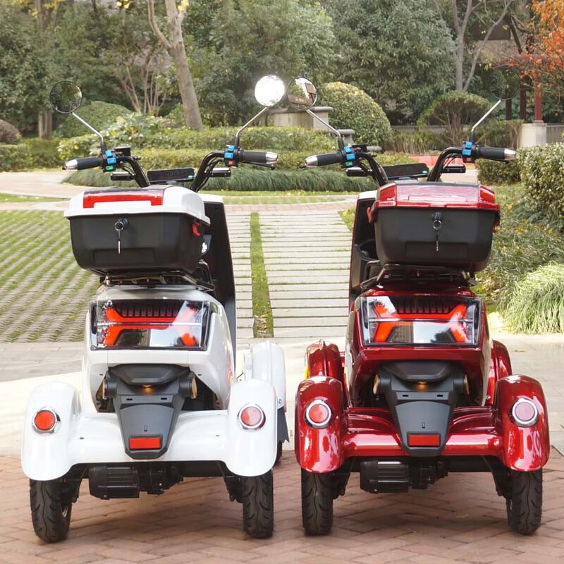 小龟王电动三轮车神牛四轮电动车72v锂电瓶4轮低速休闲残疾代步车