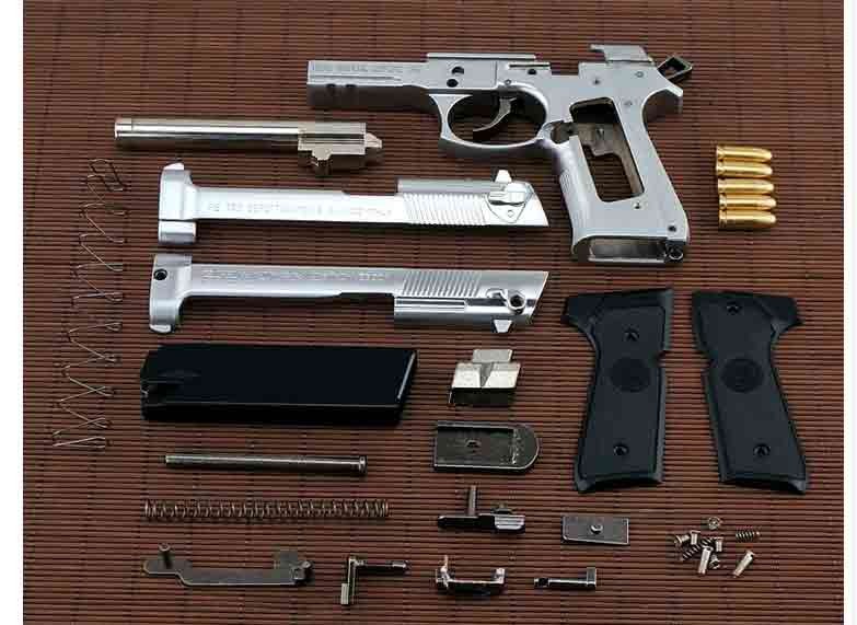 05伯莱塔m92a1金属抢枪usp模型沙鹰玩具仿m1911真合金抛壳拆卸手抢枪