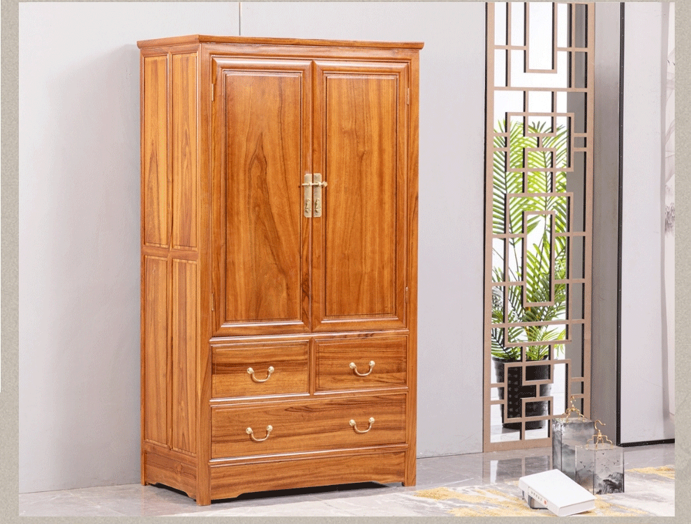 至尚自然香樟木衣柜全樟木老樟木衣柜储物柜实木衣柜防虫防蛀新樟木