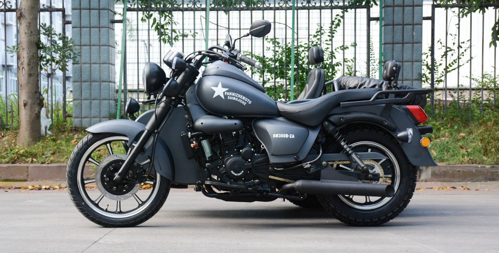 边三轮摩托车宗申300水冷全新国四版电喷碟刹复古太子汽油偏三轮侉子