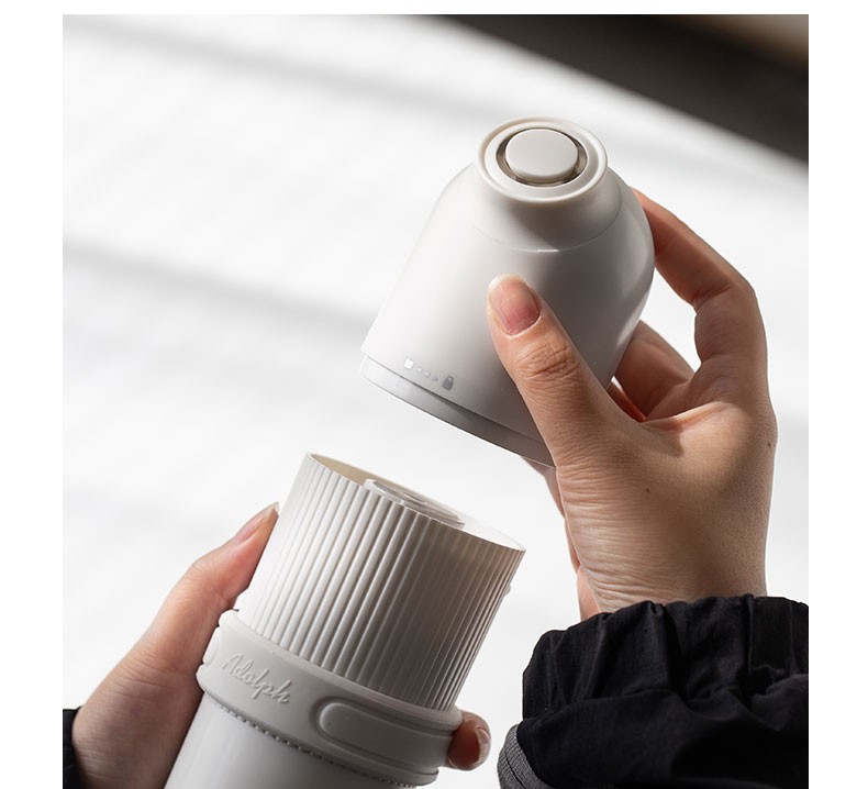 帝国diguo豌豆电动磨豆机咖啡豆研磨机家用智能手持小型粉碎机户外