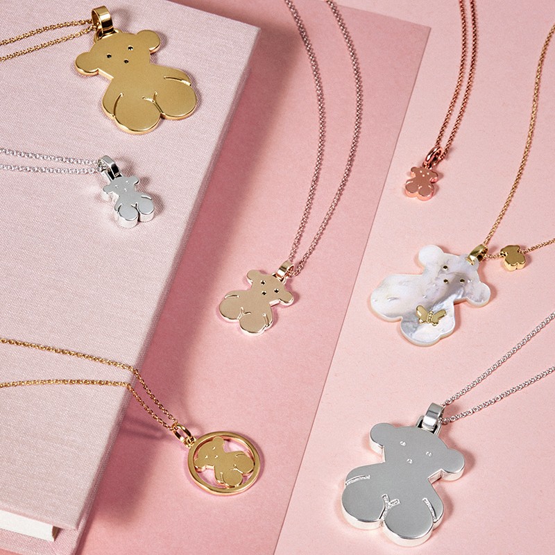 tous/桃丝熊项链时尚饰品颈链女 银色 612782000