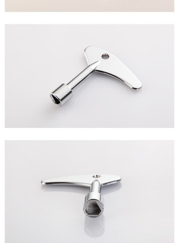 钥匙火车厕所门窗电控柜多功能钥匙水龙头四角钥匙配件a款电梯钥匙