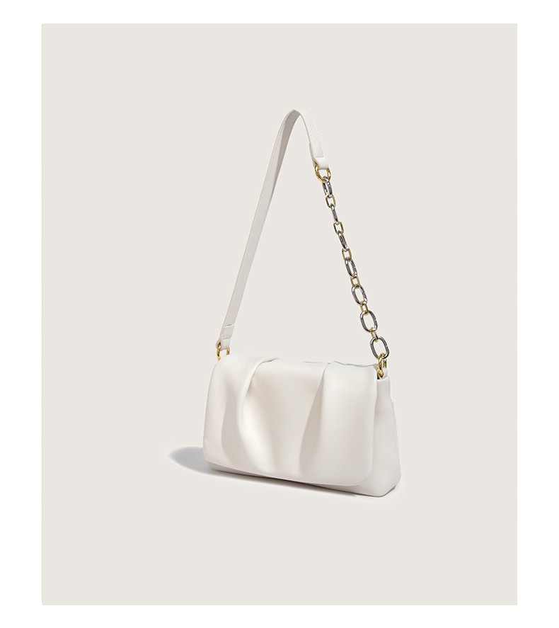 charliekellick品牌高级感包包女2021新款潮百搭褶皱云朵包单肩斜挎