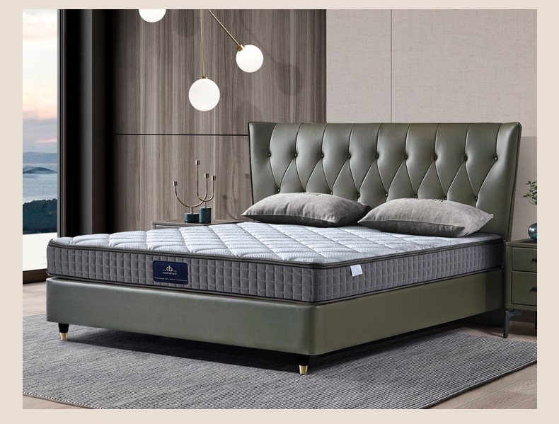 朗乐福cb德国朗乐福真皮床架实木高箱卧室双人床欧式轻奢软包储物床18