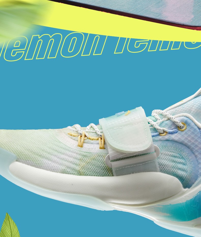 【水花3咸柠七】安踏咸柠七配色篮球鞋男2021冬季低帮外场实战kt