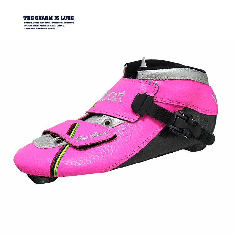 bart热塑专业速滑轮滑鞋鞋面 竞速鞋溜冰鞋鞋面直排轮大轮鞋面 蓝色