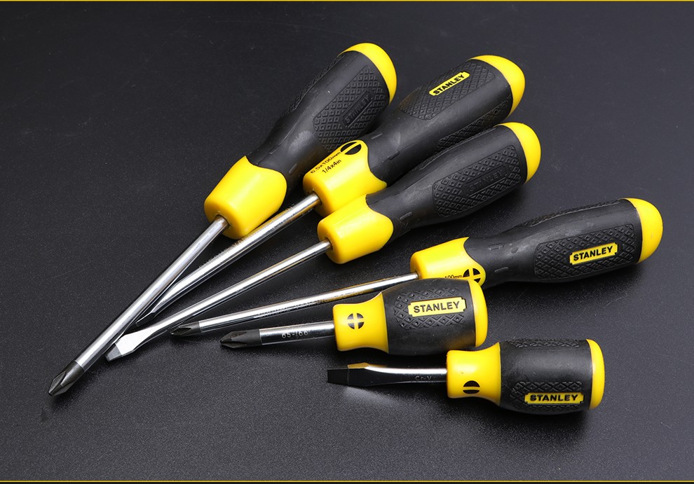 史丹利stanley十字一字螺丝刀套装家用维修起子改锥组套十字一字13