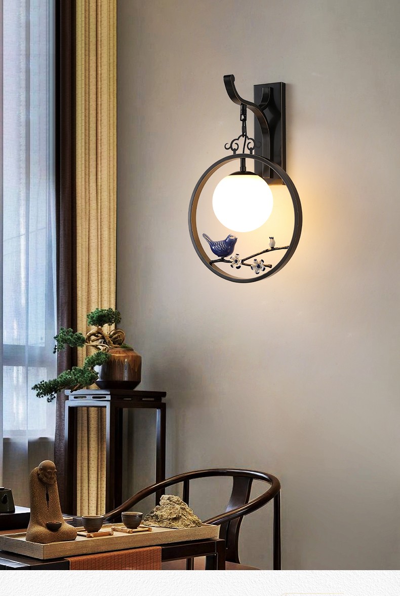 壁灯简约现代中国风美丽大方大气灯具 q【图片 价格 品牌 报价】-京东